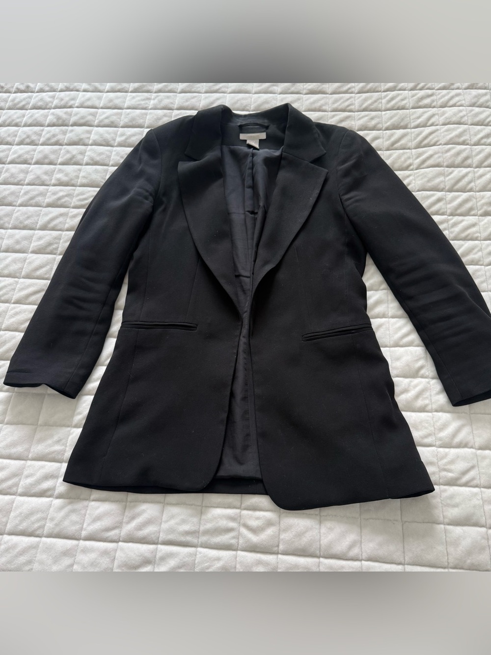 H&M Black Tailored Women's Blazer Jacket